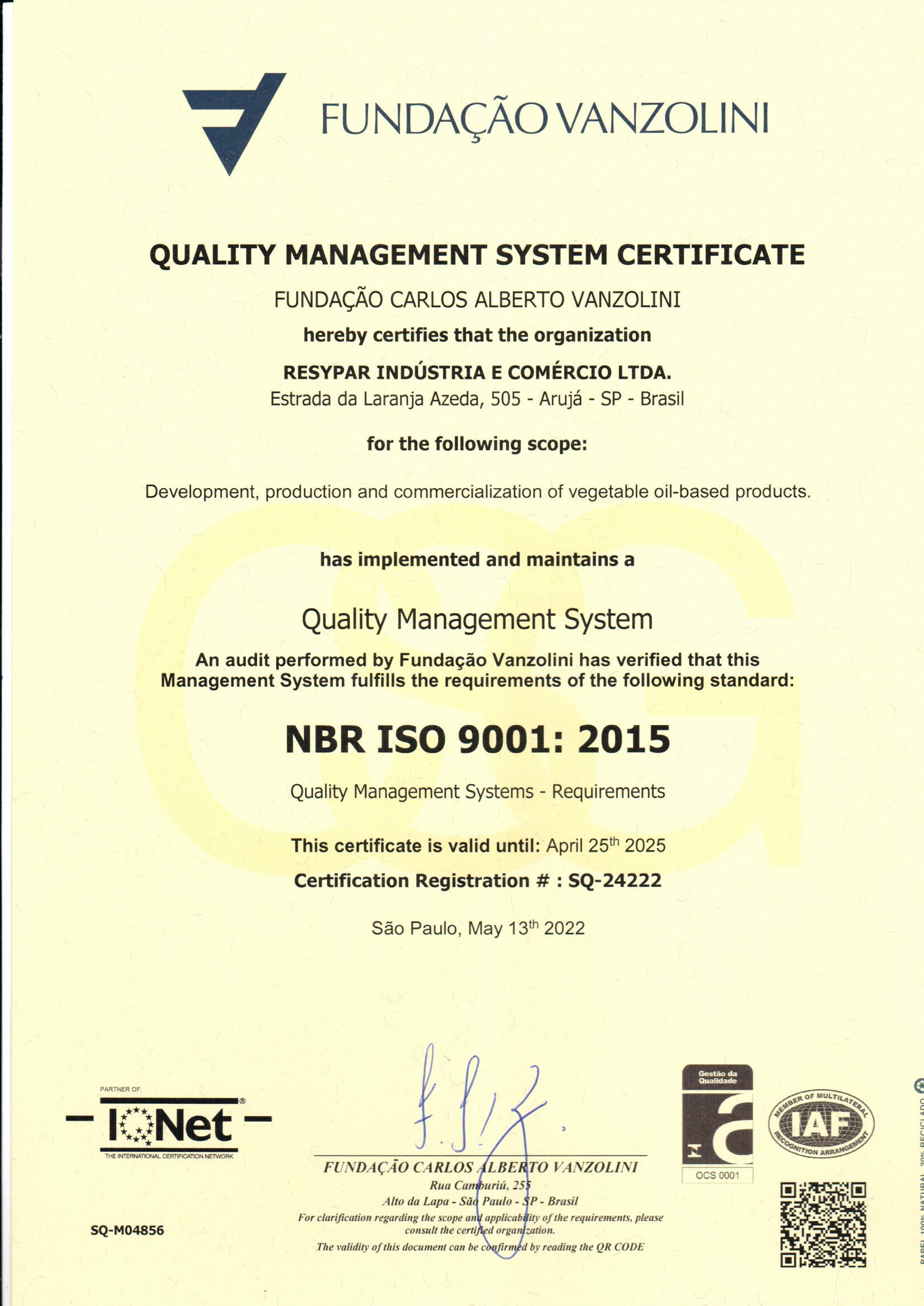 ISO 9001